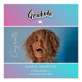 Póster Invitación de graduación