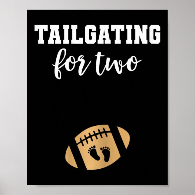 Póster Invitación del embarazo en el fútbol cae por revel (Frente)