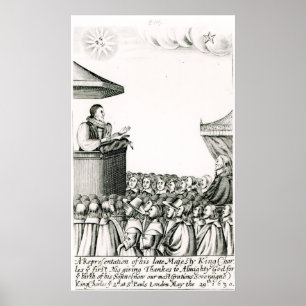 Póster Invitación del nacimiento del hijo de Carlos I