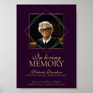 Póster Invitación Funeral Digital Post Deep Purple