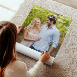 Póster Invitación Única de Boda de Novia Negra a Película