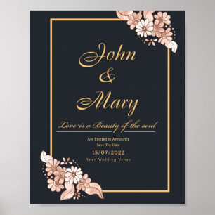 Póster Invitaciones de la fête de graduation simple et mo