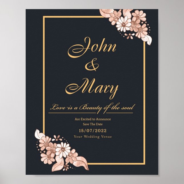 Póster Invitaciones de la fête de graduation simple et mo (Frente)