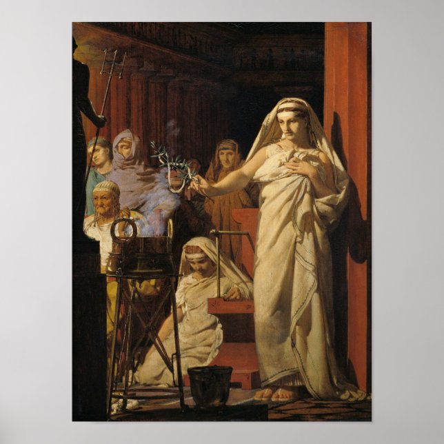 Póster Invocación de Neptuno, 1866 (Frente)