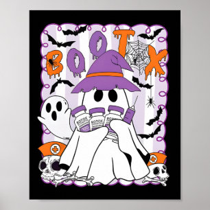 Póster Inyector Bootox Inyector De Enfermeras Halloween F