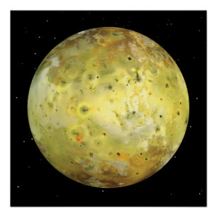 Póster Io Luna volcánica de Júpiter