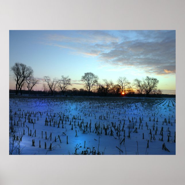 Póster Iowa Sunrise (Frente)