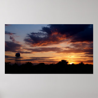 Póster Iowa Sunset