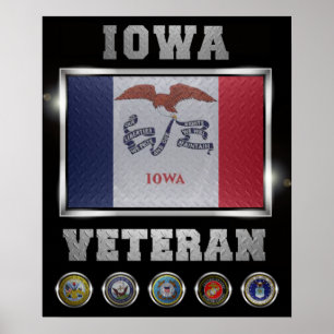 Póster Iowa Veteran poster