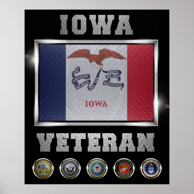 Póster Iowa Veteran poster (Frente)