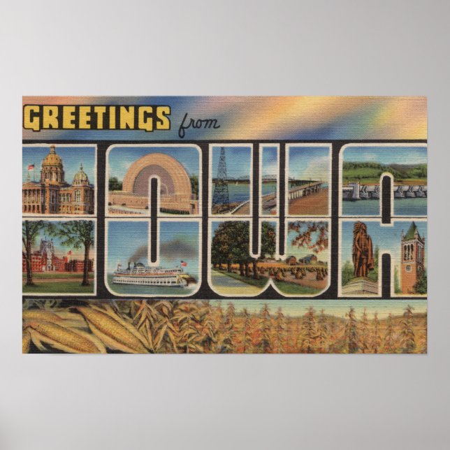 Póster IowaLarge Letter ScenesIowa (Frente)