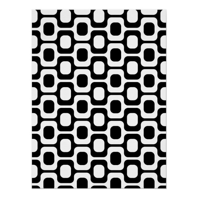 Póster Ipanema Beach - Black and white (Anverso)