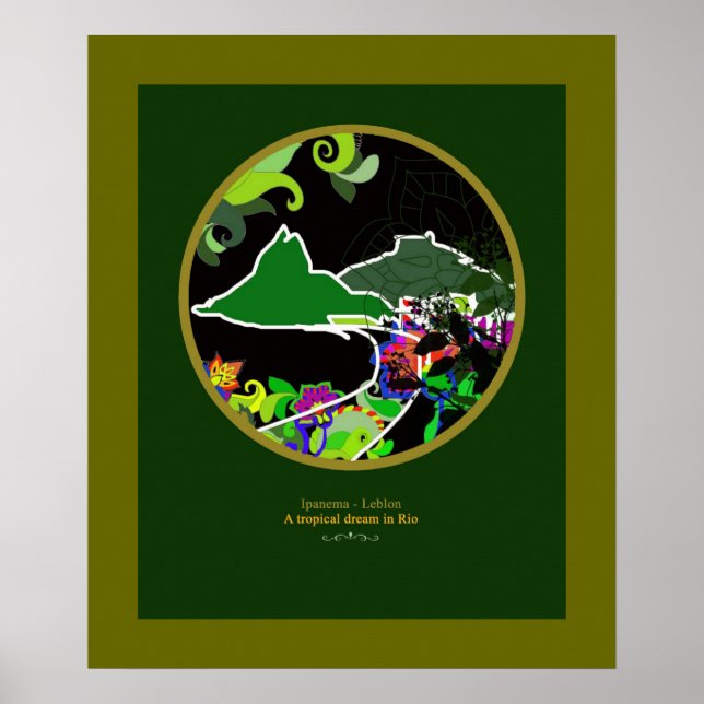 Póster Ipanema para paredes (Frente)