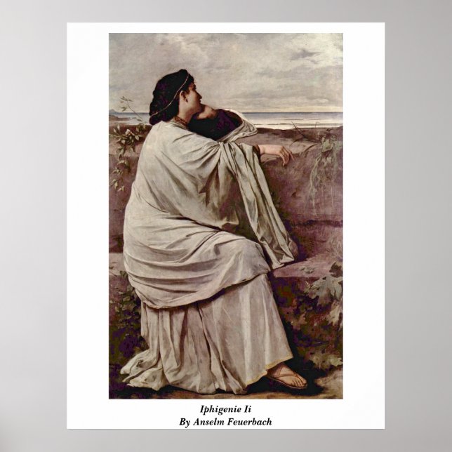 Póster Iphigenie Ii By Anselm Feuerbach (Frente)