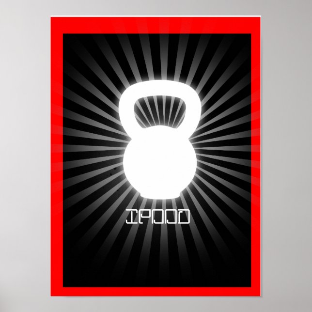 Póster Ipood - Kettlebell Elite Fitness Poster (Frente)