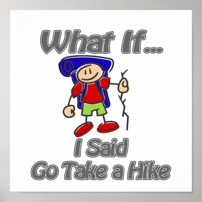 Póster Ir a hacer una excursión (Frente)