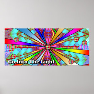 Póster Ir a la luz (puede cambiar las palabras)