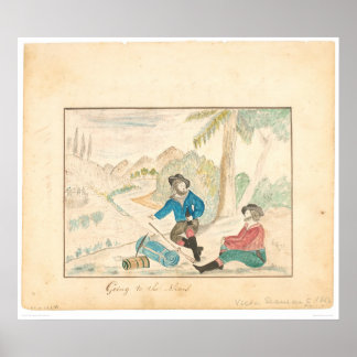 Póster Ir a las minas (1600A)