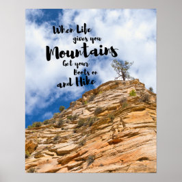 Póster Ir a una excursión