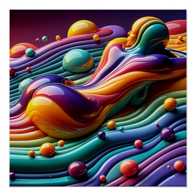 Póster Ir Con El Flujo (Anverso)