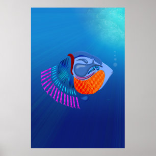 Póster Ir Pescado