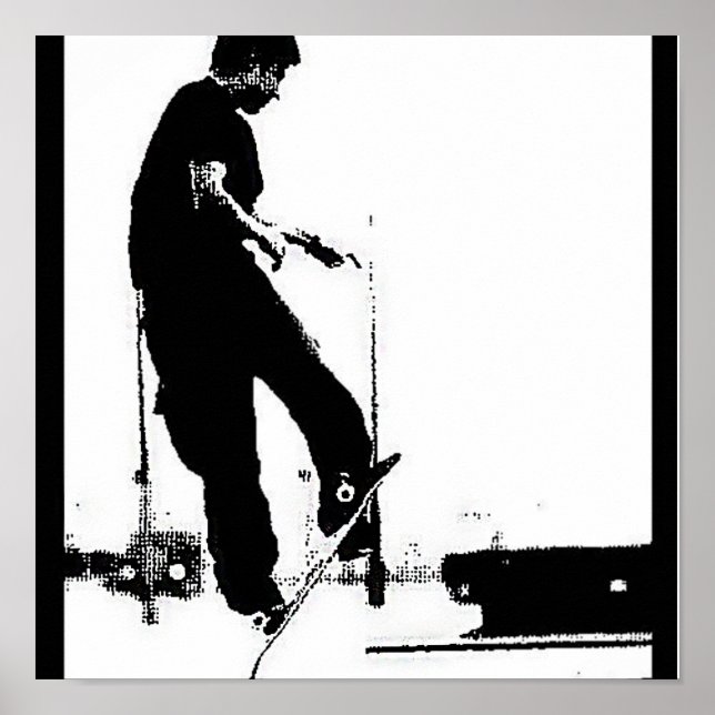 Póster Ir y patinar (Frente)