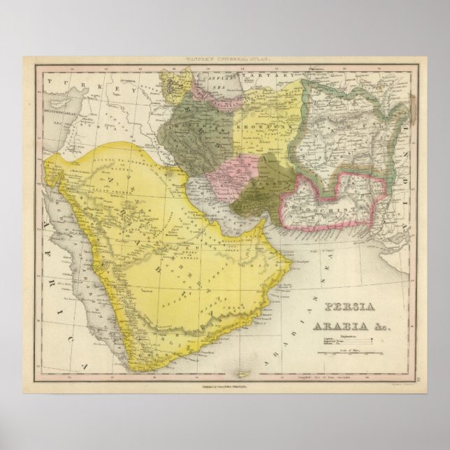 Póster Irán y Arabia Saudita (Frente)