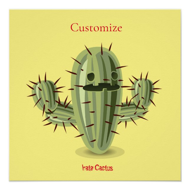 Póster Irate Cactus Thunder_Cove (Anverso)