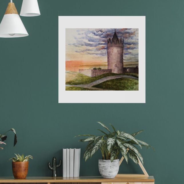 Póster Ireland Castle Art Print – Doolin County Clare (Salón 1)