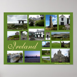 Póster Ireland Collage (Landscape)