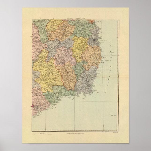 Póster Ireland Southeast (Frente)