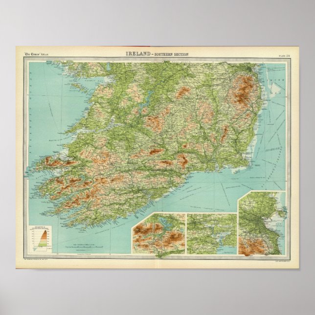 Póster Ireland southern section (Frente)