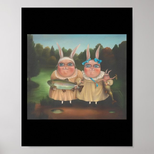 Póster Irena Aizen Rabbits Cuidados Conejo Conejo Nómada  (Frente)