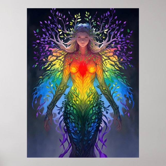 Póster “Iridesca” -  Guardián de Colores (Frente)