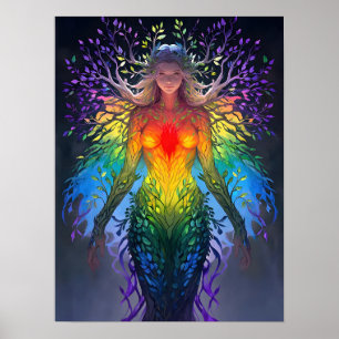 Póster “Iridesca” - Guardiana de los Colores