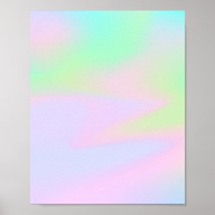 Póster Iridescent Holographic