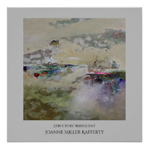 Poster iridiscente de la estructura