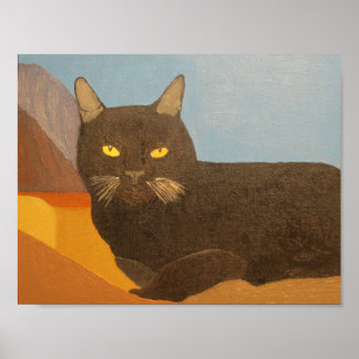 Póster Irina El Gato Y Las Montañas De San Bernardino