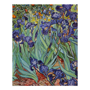 Póster Iris de Van Gogh Pintura Impresionista