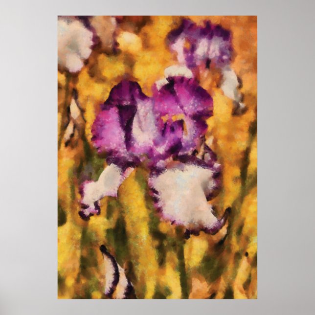 Póster Iris - Diafragma violeta (Frente)