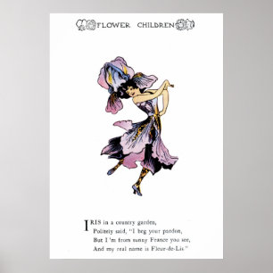 Póster Iris - Fleur-de-Lis