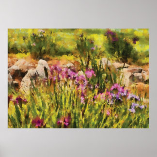 Póster Iris - Un tributo a Monet