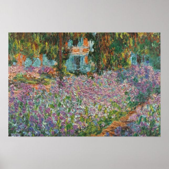 Póster Irises by Monet (Frente)