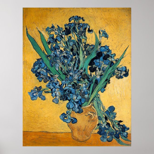 Póster Irises by Vincent van Gogh (Frente)