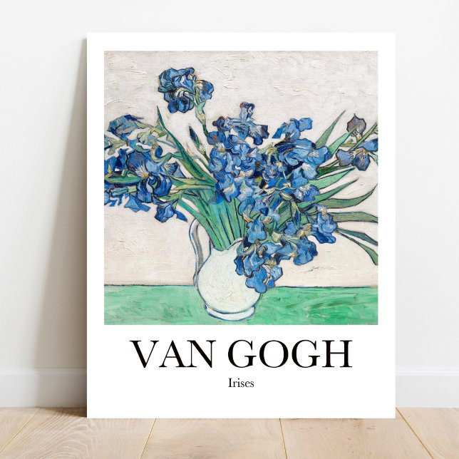 Póster Irises de Vincent van Gogh (Van Gogh's Bold Irises: Bring vibrancy to your walls! High-quality art poster)