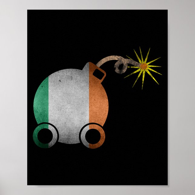 Póster Irish Car Bomb St Patrick's Day Tail Lover  (Frente)