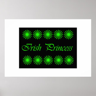 Póster irish princess poster