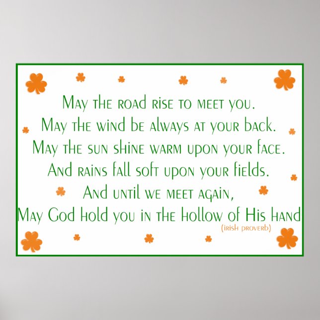 Póster Irish Proverb 2 Print (Frente)