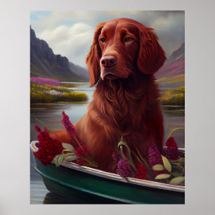 Póster Irish Red on a Paddle: A Scenic Adventure