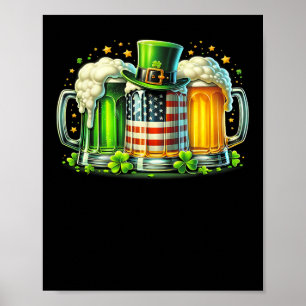 Póster Irlanda de la Cerveza Irlanda St Patricks Day Bebe